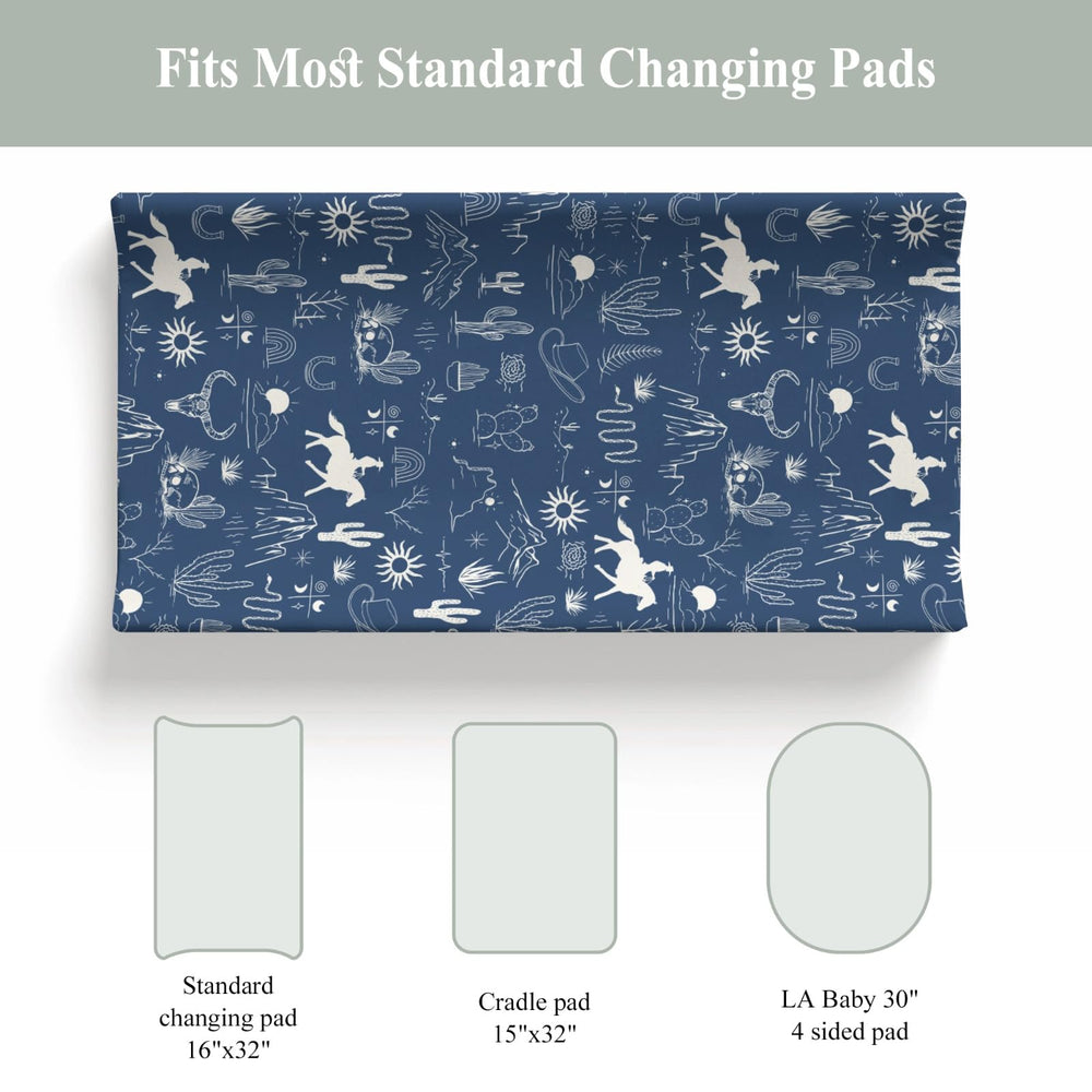 Zoubqchy 32x16 compatible cover for standard changing pads and bassinets.