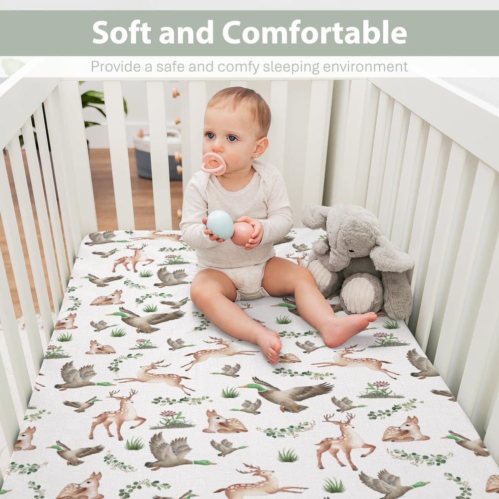 ZoUbqchY country hunters design keeps unisex nursery cohesive and stylish.