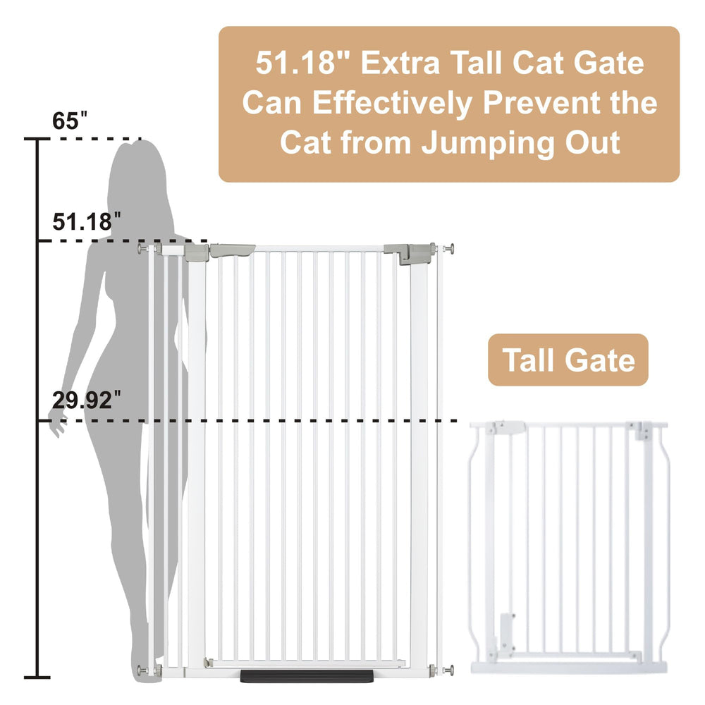 ZOUTEX adjustable width gate fits 30.5 to 40 inches.