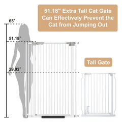 ZOUTEX adjustable width gate fits 30.5 to 40 inches.