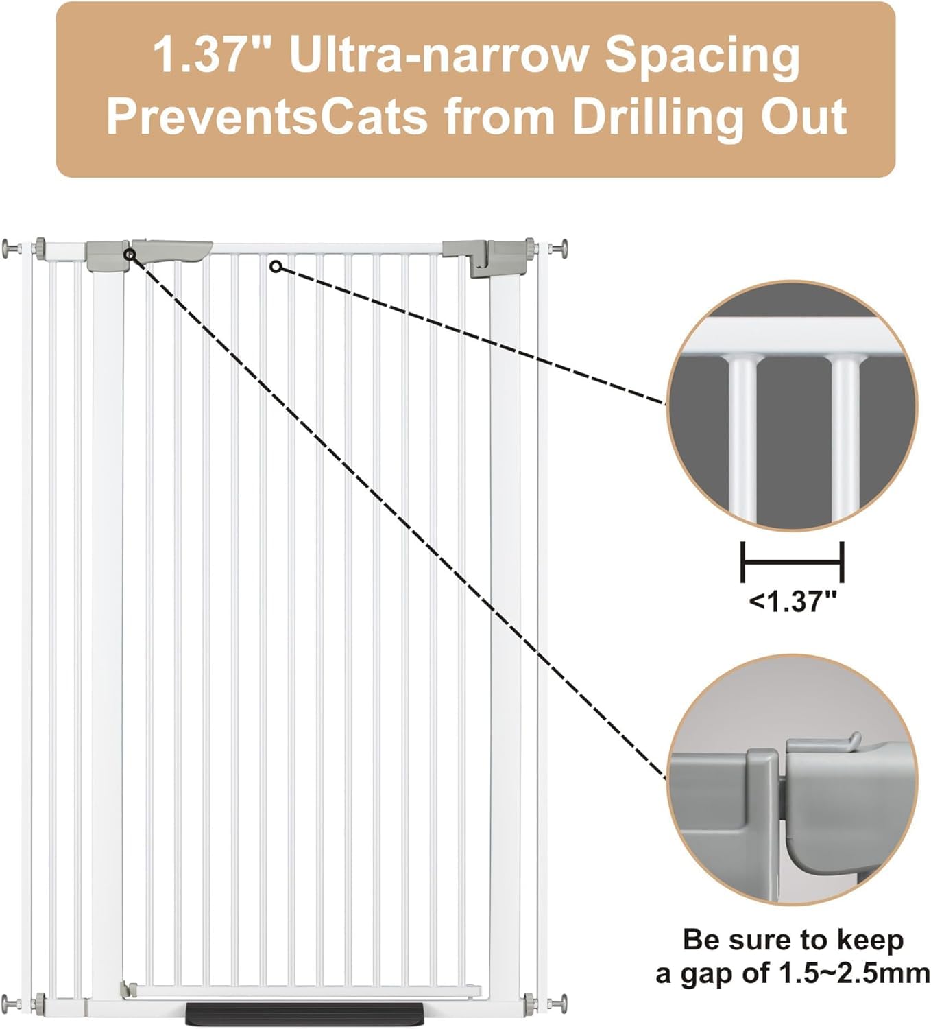 ZOUTEX extension kit 2.75 inches extends reach.