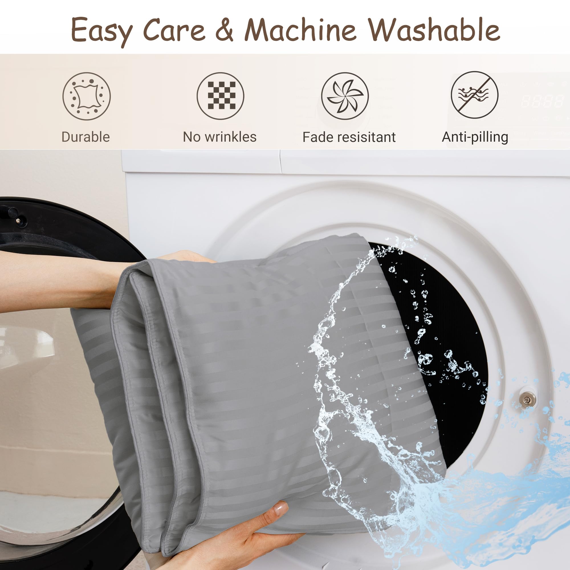 ZPECC machine-washable care label supports easy laundry and quick drying.
