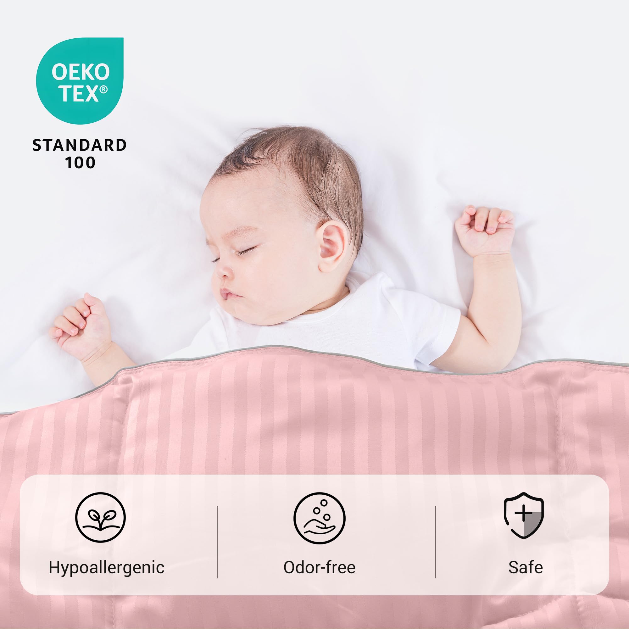 ZPECC OEKO-TEX certified fabric ensures safe sleep for kids.