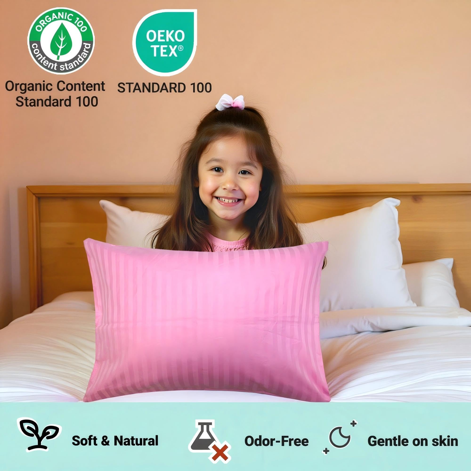 ZPECC organic cotton fabric outer for a natural touch.