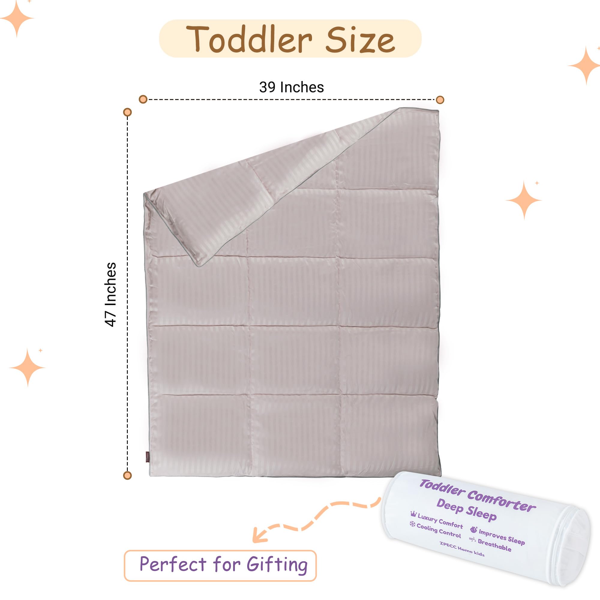 ZPECC soft microfiber close-up emphasizes fluffy padding and anti-pilling feel.