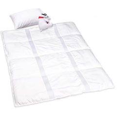 ZPECC toddler comforter front view highlights soft microfiber and fluffy padding for cozy naps.