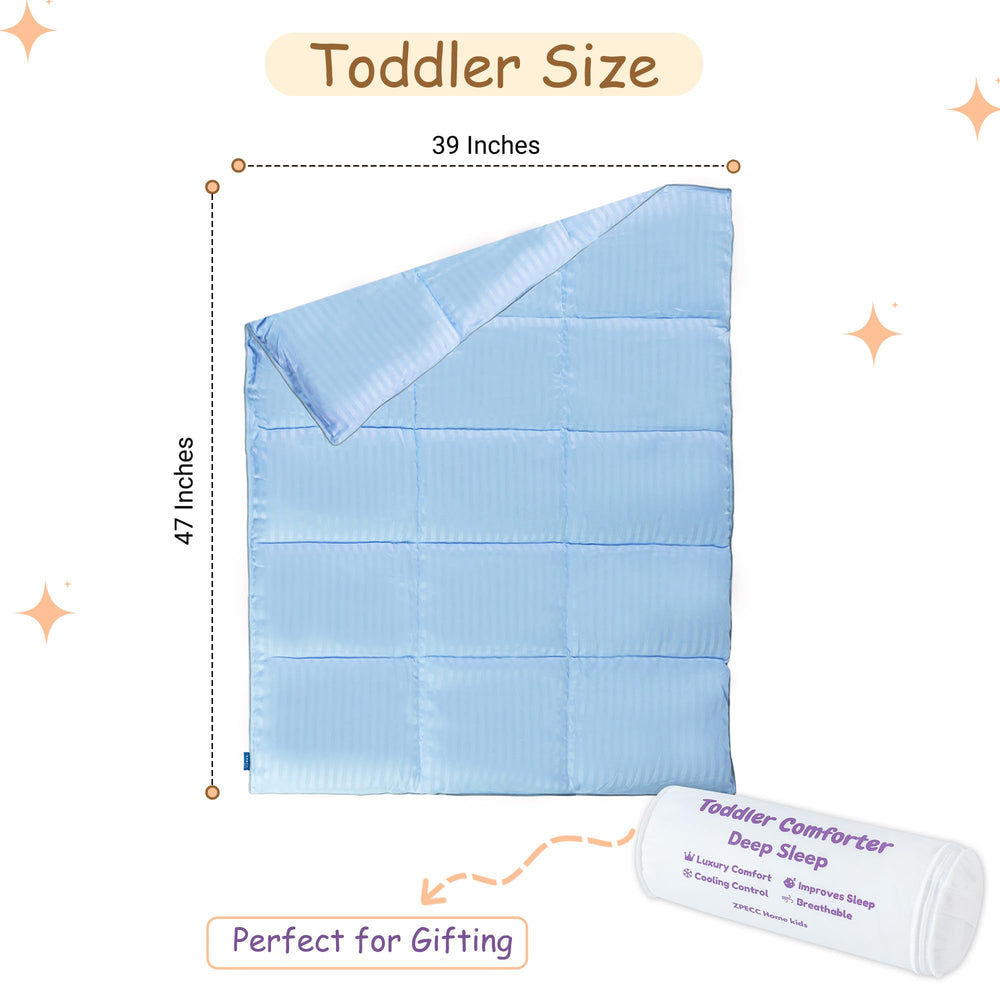 ZPECC toddler comforter featuring hypoallergenic-material for sensitive skin comfort