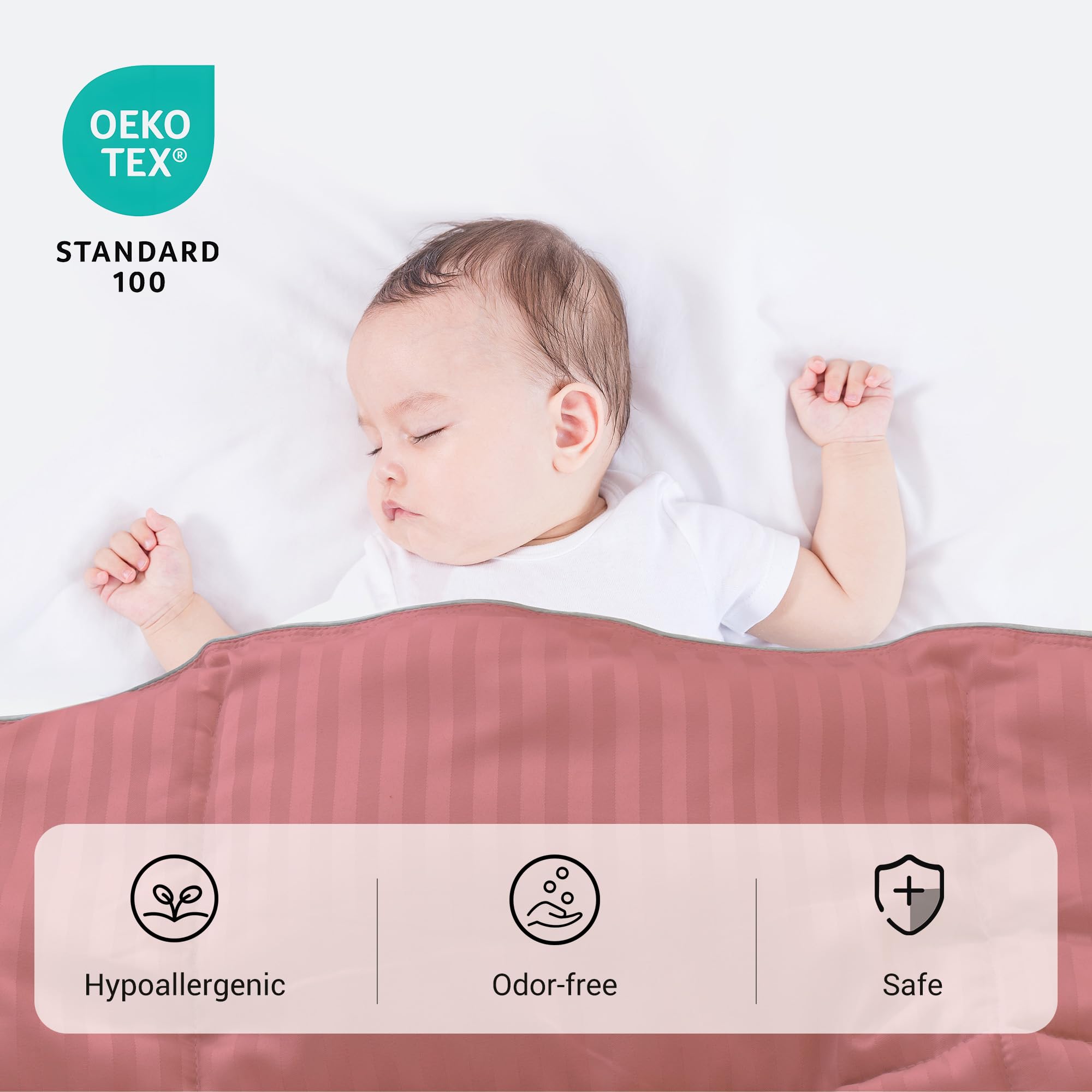 ZPECC toddler comforter in crib showcases safe, breathable layering for naps
