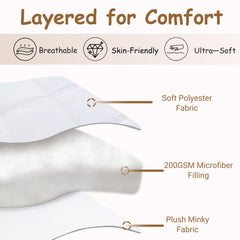 ZPECC toddler comforter in crib demonstrates breathable lining for comfortable all-season use.