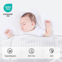 ZPECC Toddler Comforter in stroller-travel setting lightweight and breathable