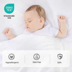 ZPECC toddler comforter in stroller usage illustrates lightweight warmth without overheating.
