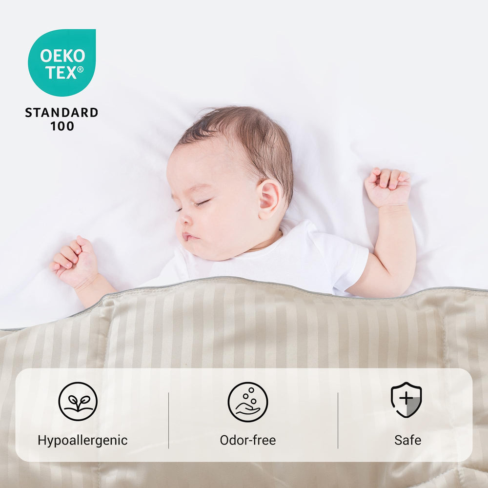 ZPECC toddler-down-alternative crib use demonstrates cozy, safe sleep for naps