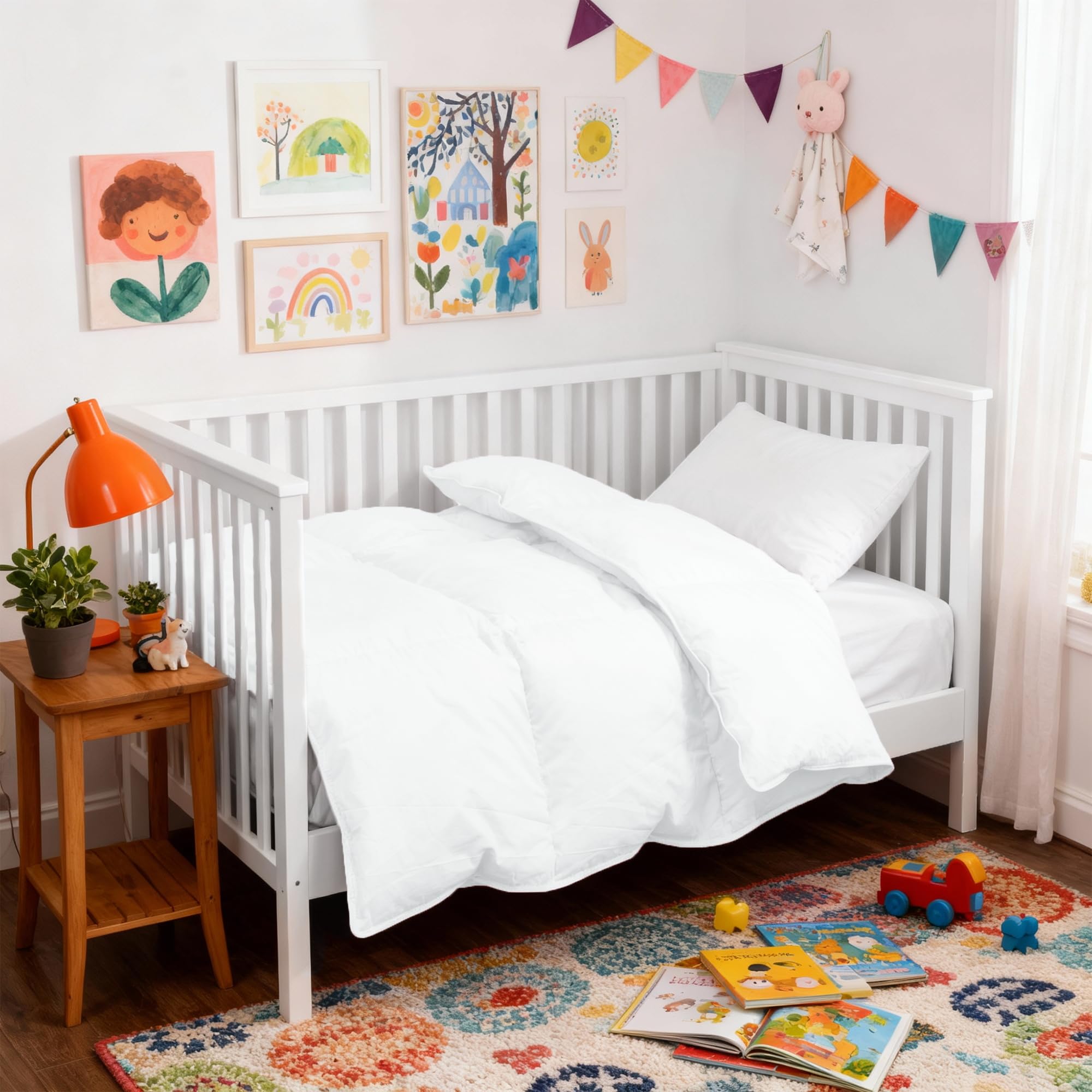 ZPECC crib setup showcasing all season versatility for year round comfort.