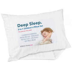 ZPECC toddler pillow 13x18, compact for travel and on-the-go naps