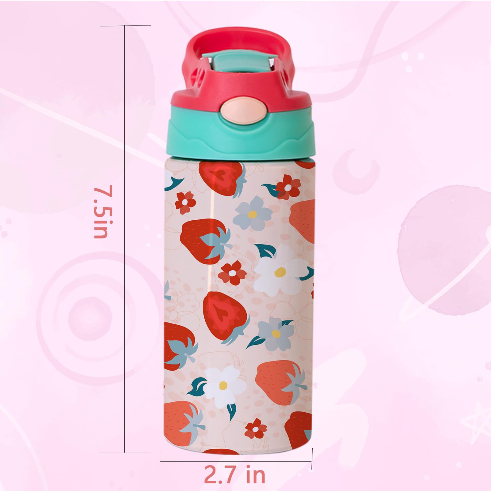 ZREGGUR mixed color 12oz stainless closeup showing 18/8 steel quality.