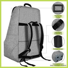 ZRRAJOY dual lockable zippers keep the seat secure in transit