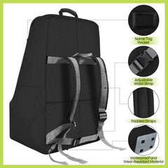 ZRRAJOY heavy-duty backpack for air travel provides secure, hands-free carry.