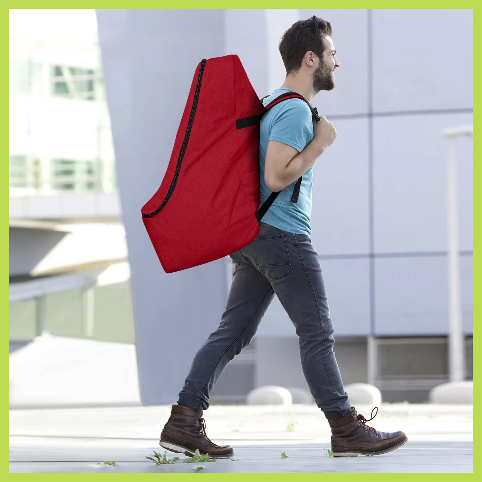 ZRRAJOY transparent name card slot for quick bag identification