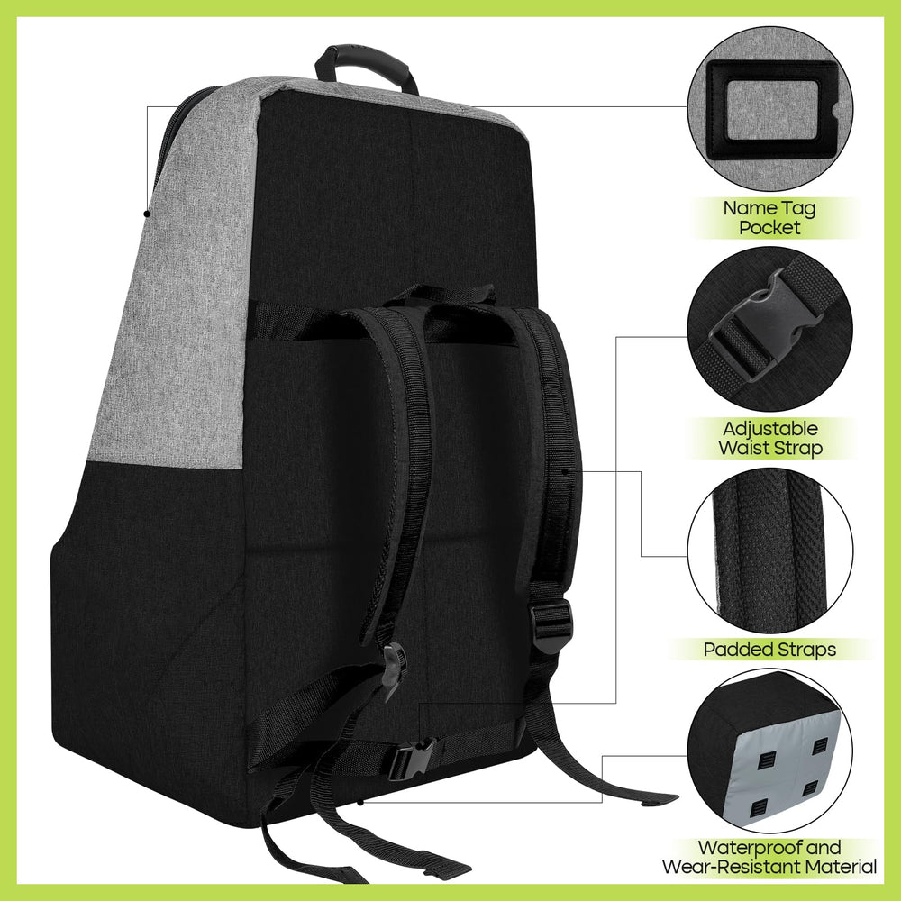 ZRRAJOY water-resistant polyester car seat bag shields against dirt and wear during trips.