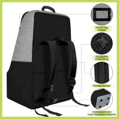 ZRRAJOY water-resistant polyester car seat bag shields against dirt and wear during trips.