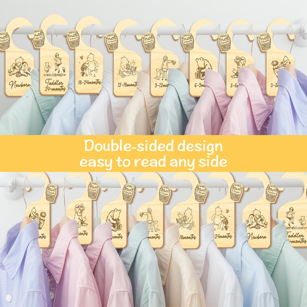 ZsaTuiy double-sided divider features clear engravings for easy size identification.