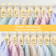 ZsaTuiy double-sided divider features clear engravings for easy size identification.