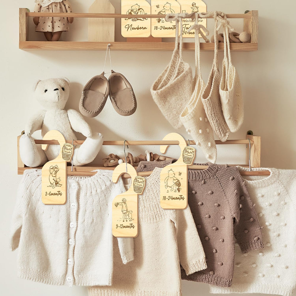 ZsaTuiy Winnie Pooh pattern adds playful charm to nursery storage.