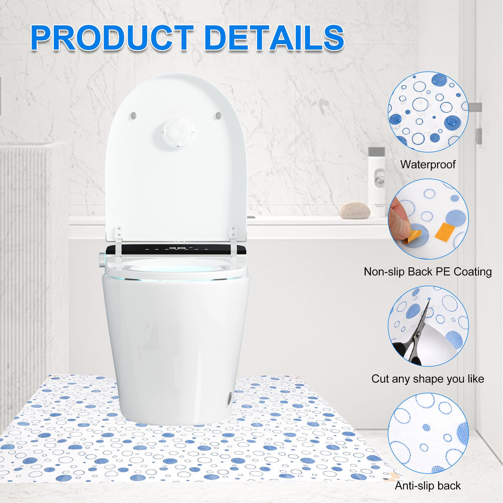 ZSYLYTKV non-slip mat acts as a urine barrier on bathroom floor.