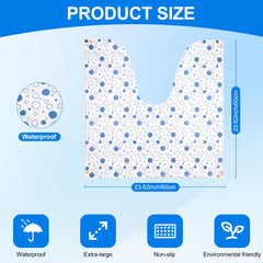 ZSYLYTKV waterproof disposable toilet mat keeps surfaces dry.