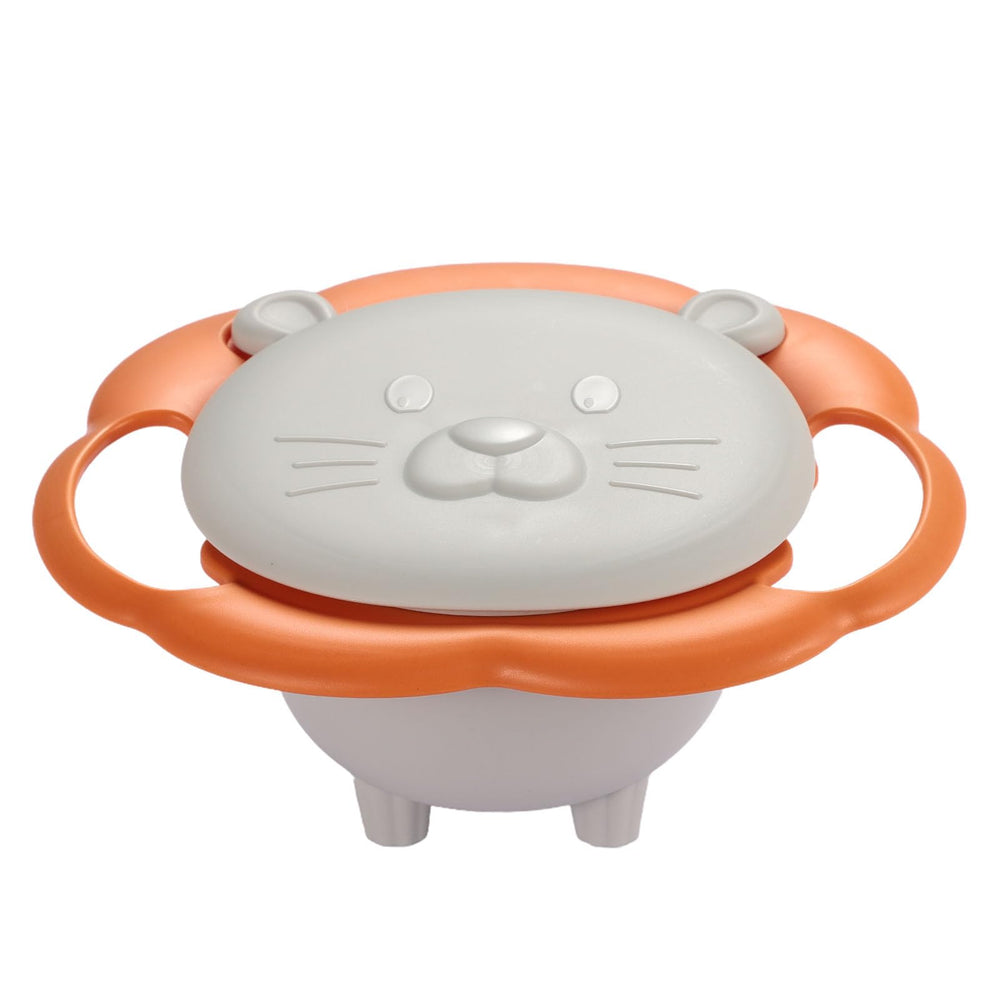 ZTL Gyro Bowl 360-degree rotation keeps snacks in place.