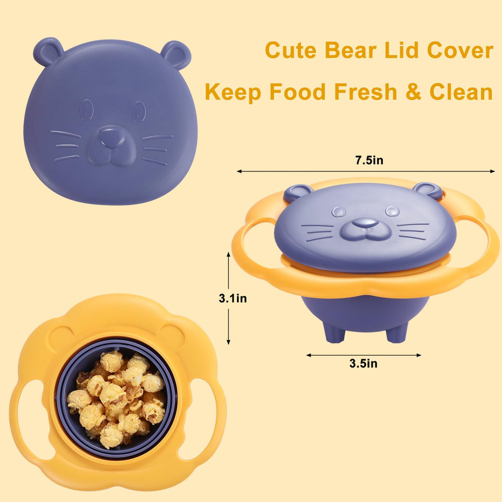 ZTL Gyro Bowl mess-free design reduces snack spills