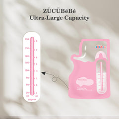 Zuccube Bebe stand-up bag for compact stacking and quick access.