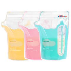 ZÜCÜBéBé breastmilk bags front view for safe, organized milk storage.