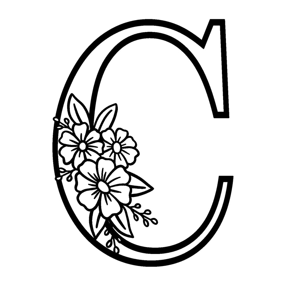 Zuinyainn 12-inch letter C wall decoration adds contemporary charm to entryways.