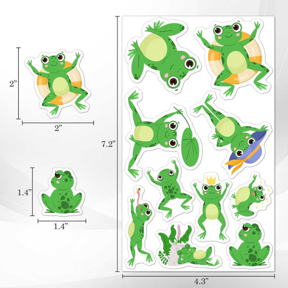ZULUVINYL frog stickers on phone case brighten your device and resist wear