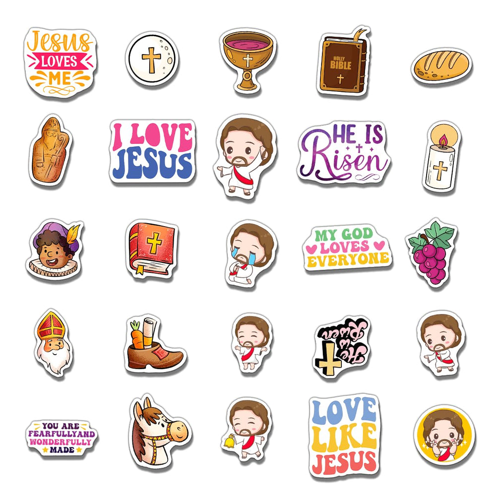 ZULUVINYL Jesus stickers on helmet personalize gear with lasting color