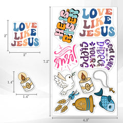 ZULUVINYL Jesus stickers on suitcase protect and personalize travel gear