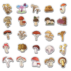 ZULUVINYL vintage mushroom stickers on laptop add personality with easy application