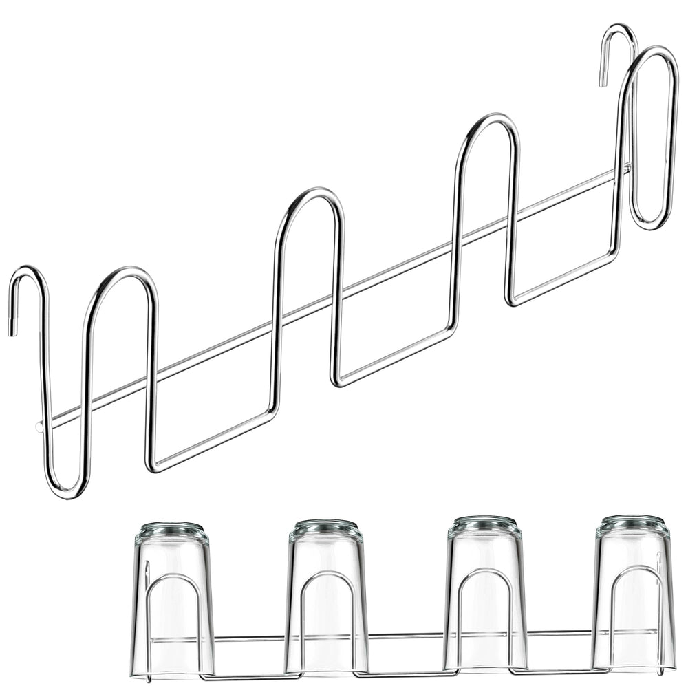 ZumenDa cup drying rack front view showing compact, space-saving design for small kitchens.