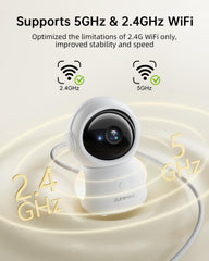 ZUMIMALL Indoor Camera auto tracking keeps moving subjects in frame