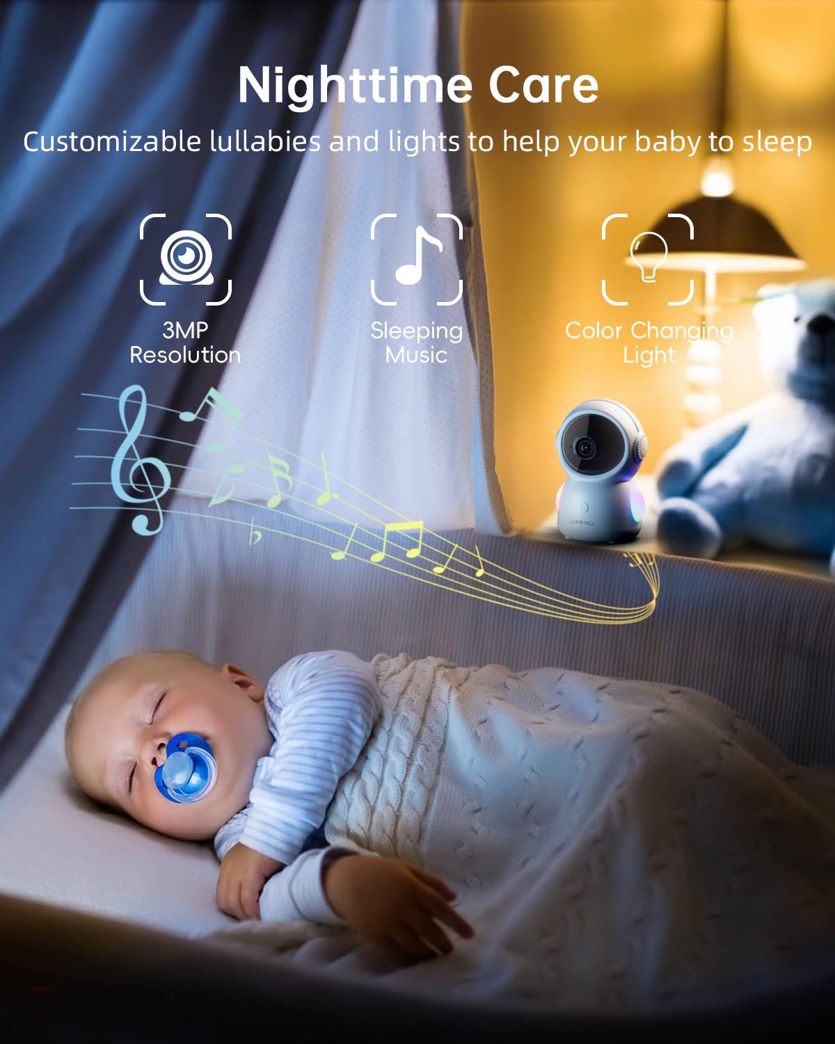 ZUMIMALL Indoor Camera multi-user sharing lets family access securely