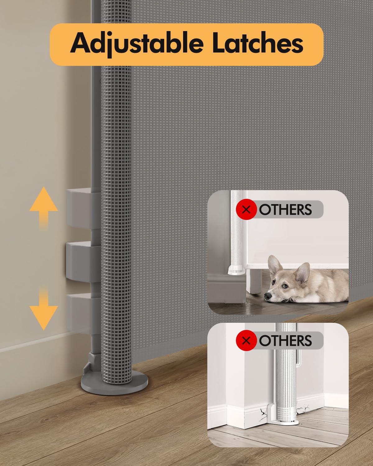 Zupetta durable mesh safety gate highlighting long term use and safety