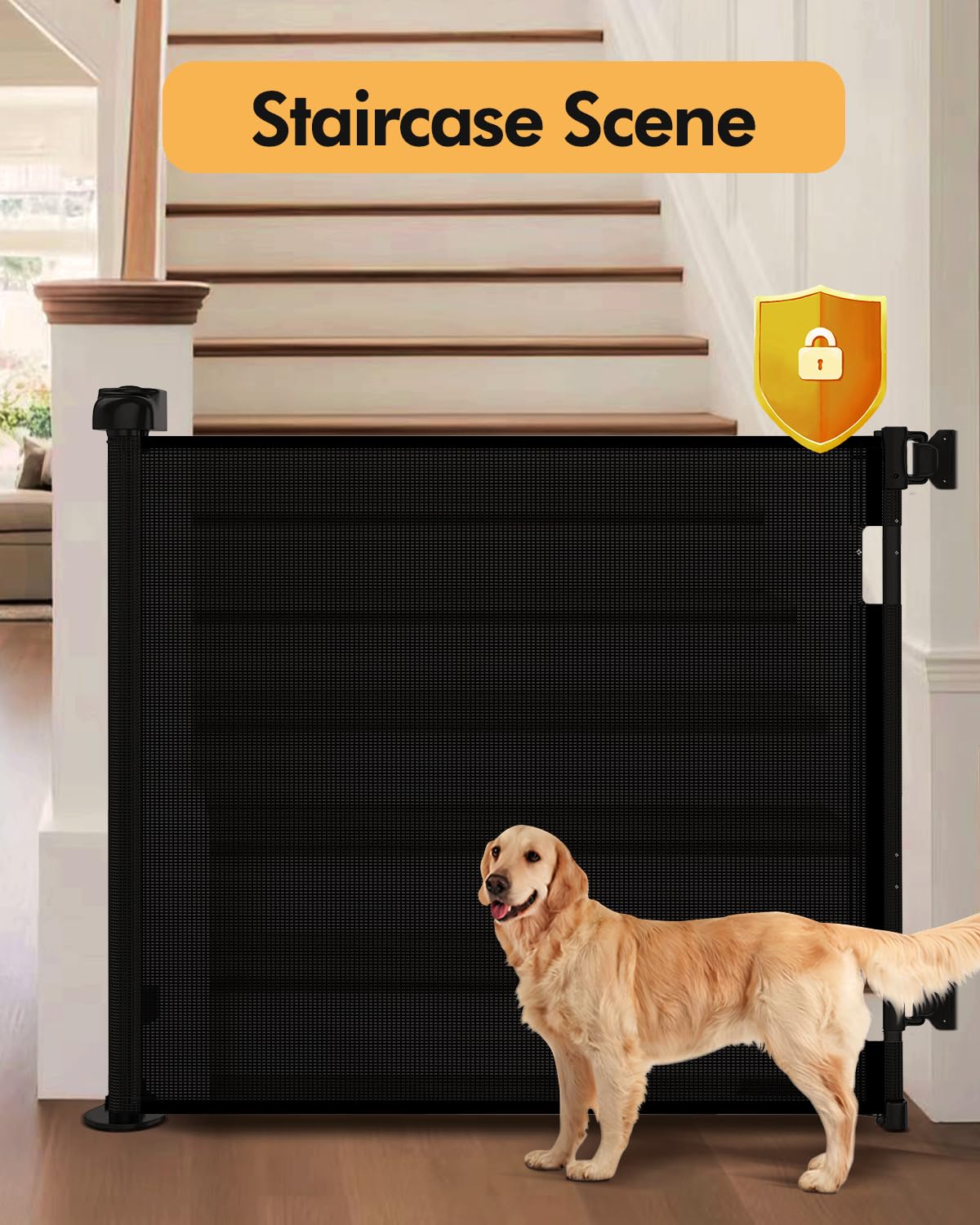 Zupetta mesh design offers safety with clear visibility for kids and pets.