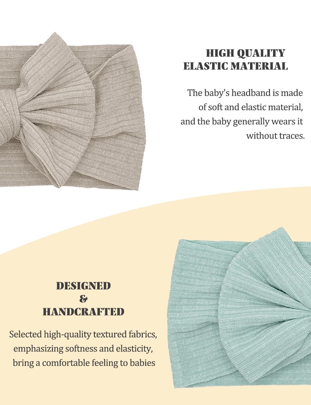 ZURLEFY handmade headbands showcase safe materials and gentle wear