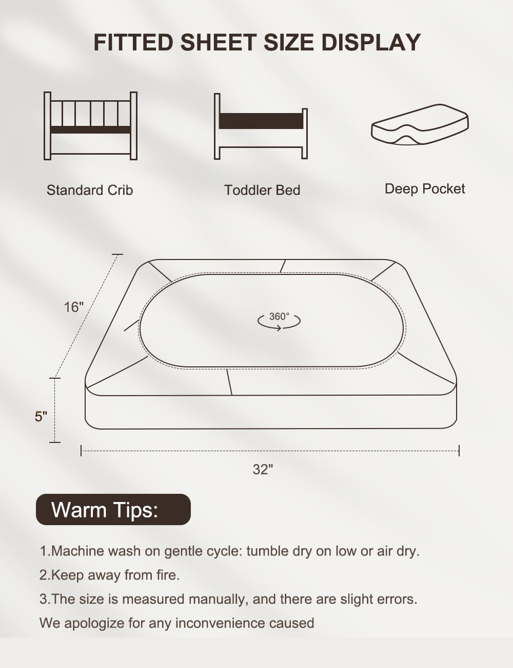 ZURLEFY sheet is machine washable for busy parents.