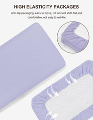 ZURLEFY elastic corner design ensures snug crib sheet fit