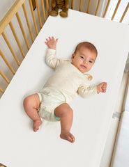 ZURLEFY machine washable crib sheet for easy cleaning.