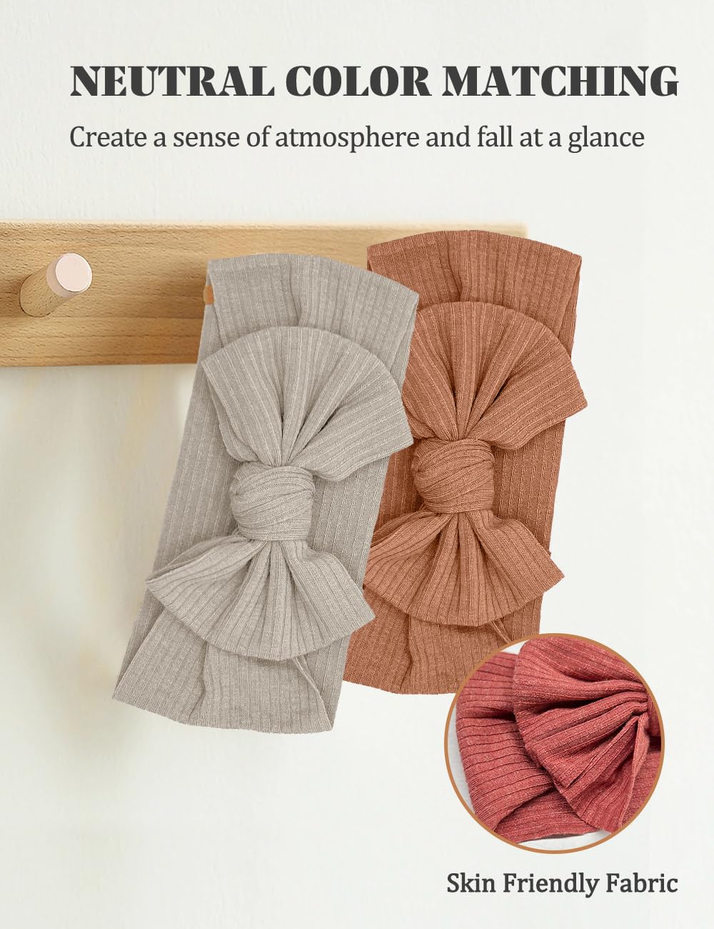 ZURLEFY six-color set headbands ready for mix-and-match outfits