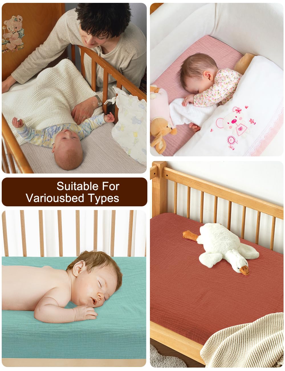 ZURLEFY soft cotton muslin close-up shows gentle touch on skin.