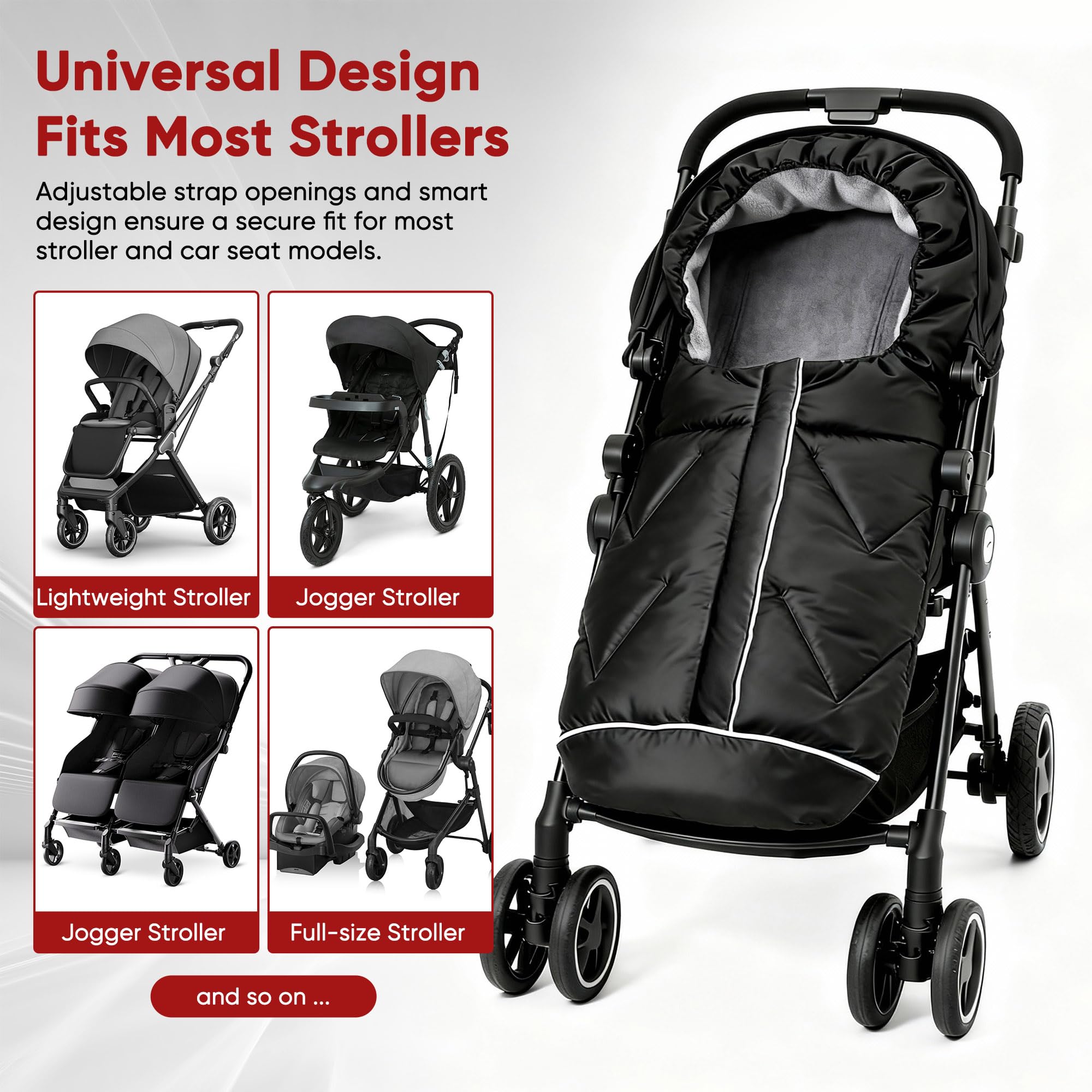 ZUTESU leg-wrap with waterproof fabric shields legs from splashes.